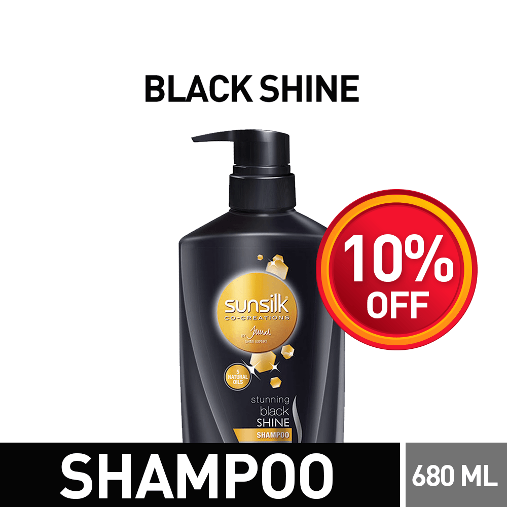 Sunsilk Blackshine Shampoo 680Ml - Try Unilever