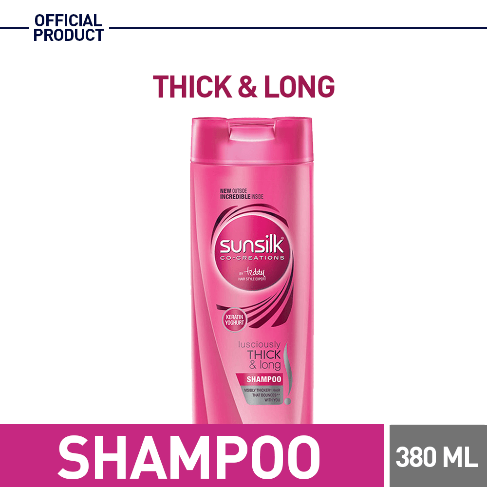 Sunsilk Thick & Long Shampoo 380Ml - Try Unilever